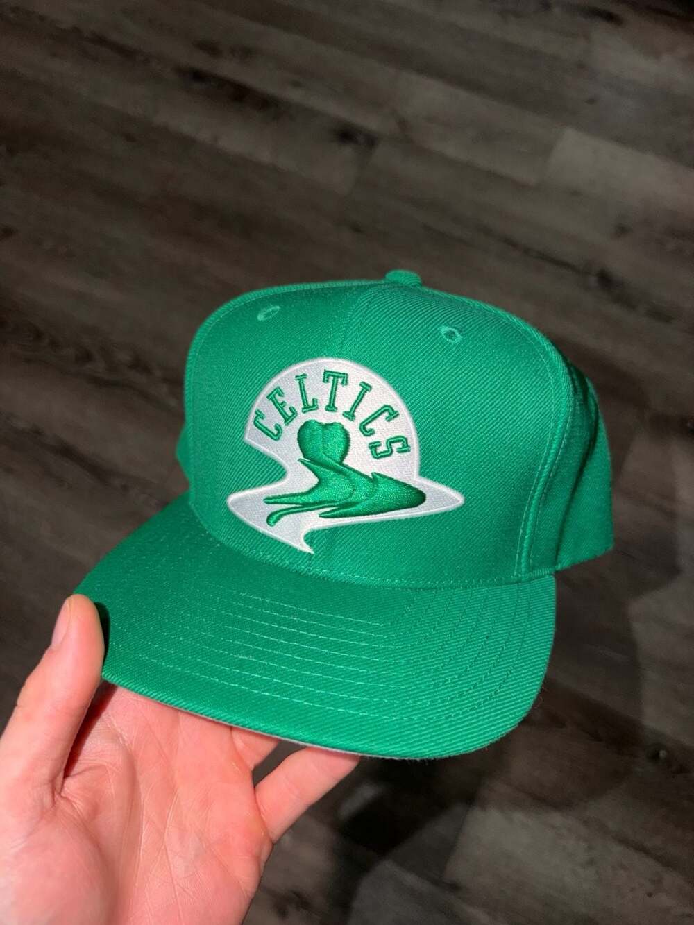 Mitchell & Ness Boston Celtics Snapback Hat Green